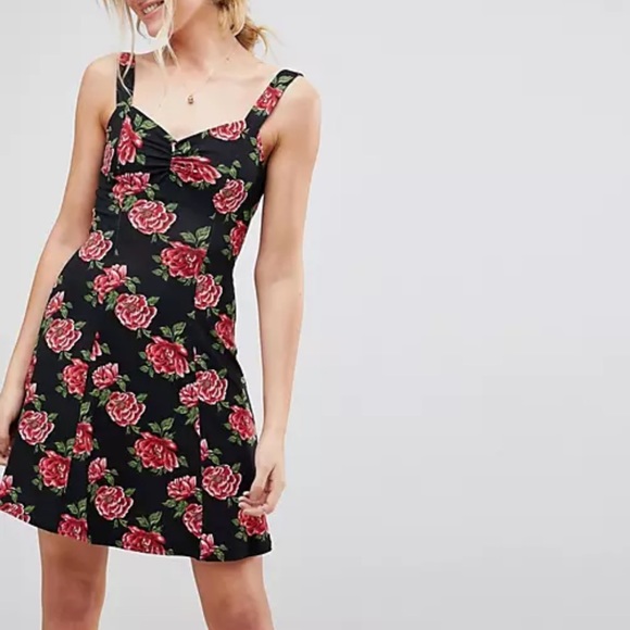 ASOS Floral Print Swing Sundress Dress 💲BUNDLE AND SAVE BIG💲 - Picture 2 of 5